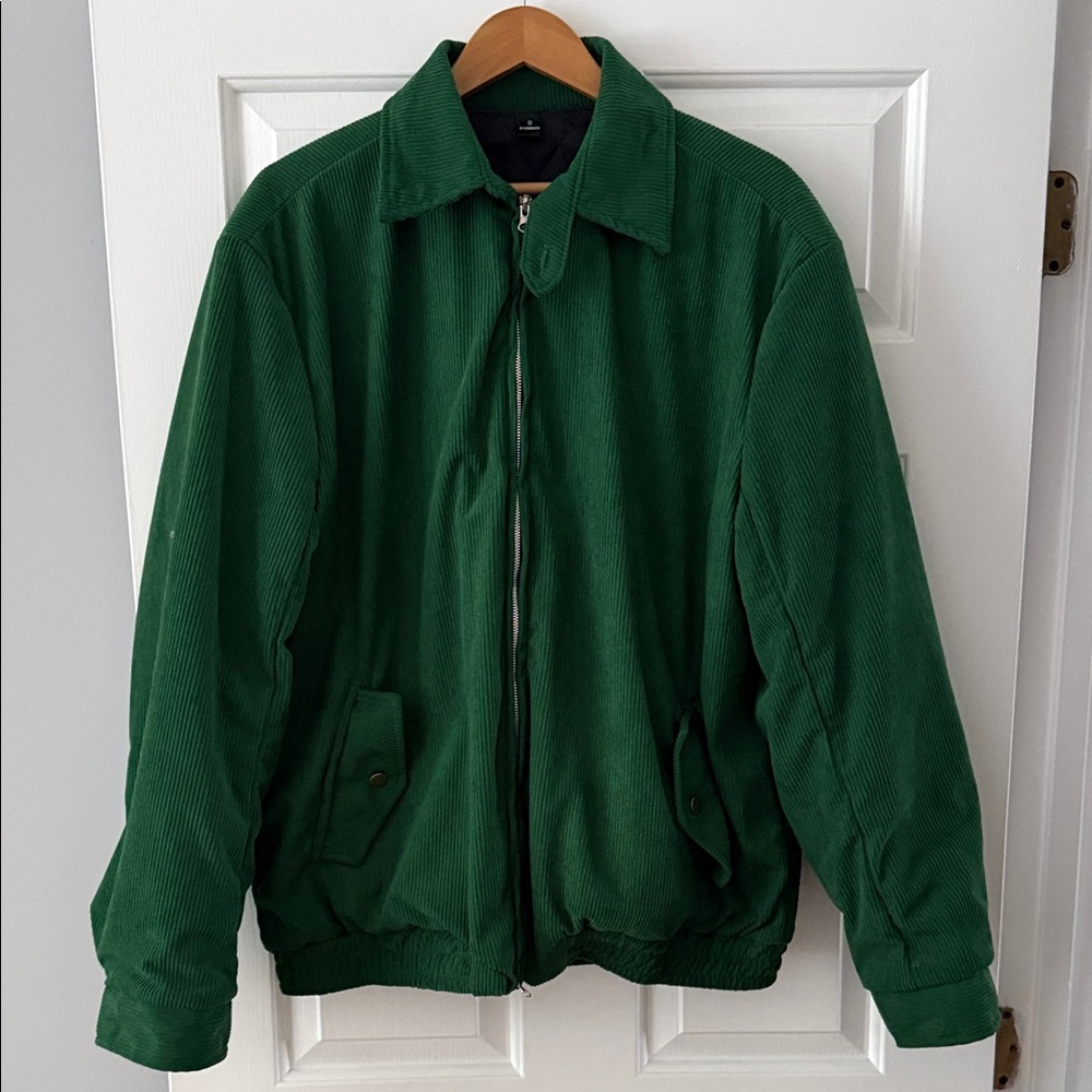 Men's Green Corduroy Jacket